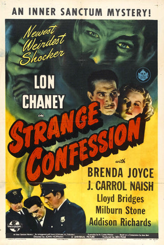 Strange Confession (1945) - Lon Chaney Jr.  Colorized Version