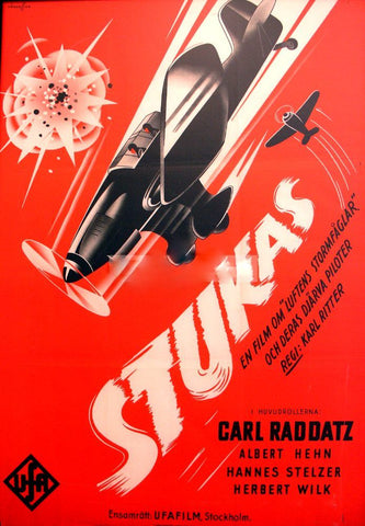Stukas (1941) - Carl Raddatz  Colorized Version  DVD