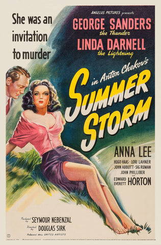 Summer Storm (1944) - George Sanders  Colorized Version