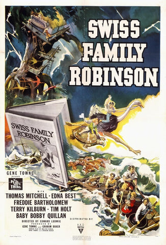 Swiss Family Robinson (1940) - Thomas Mitchell  Colorized Version