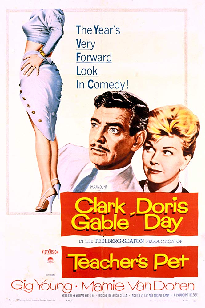 Teacher´s Pet (1958) - Clark Gable    Colorized Version