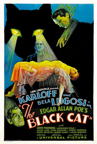 The Black Cat (1934) - Boris Karloff    Colorized Version