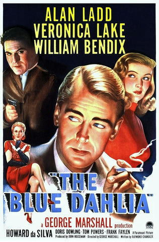 The Blue Dahlia (1946) - Alan Ladd  Colorized Version