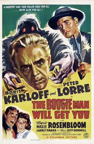 The Boogie Man Will Get You (1942) - Boris Karloff  Colorized Version  DVD