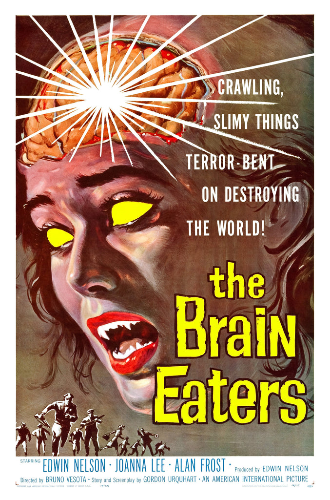 The Brain Eaters (1958) - Ed Nelson  Colorized Version  DVD