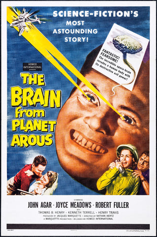 The Brain From Planet Arous (1957) - John Agar  Colorized Version  DVD