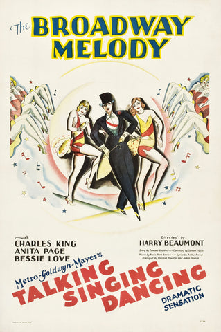 The Broadway Melody (1929) - Charles King  Colorized Version