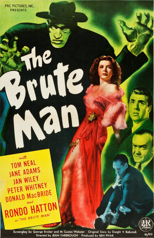 The Brute Man (1946) - Tom Neal  Colorized Version