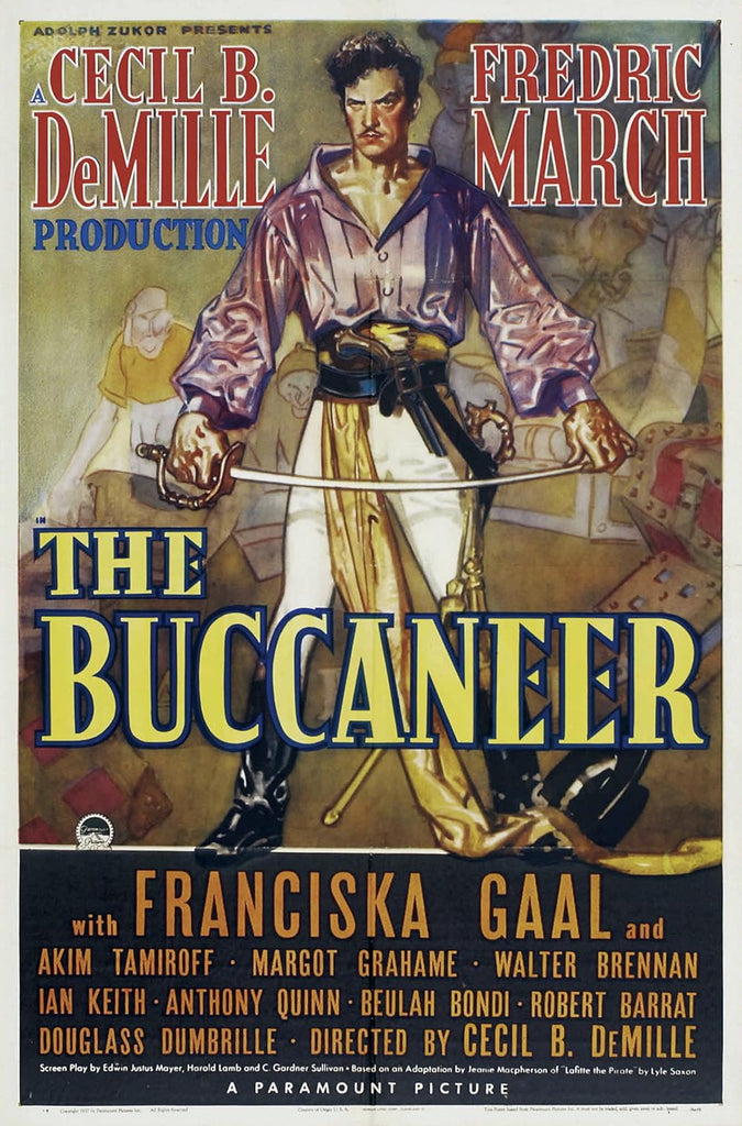 The Buccaneer (1938) - Fredric March  Colorized Version  DVD