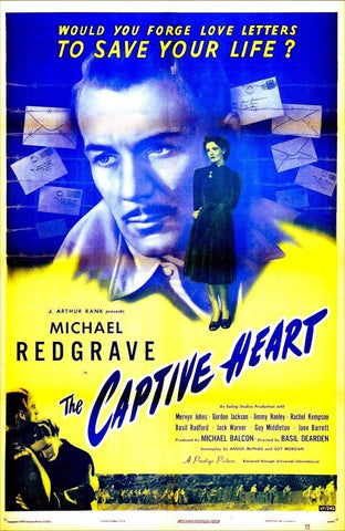 The Captive Heart (1946) - Michael Redgrave  Colorized Version