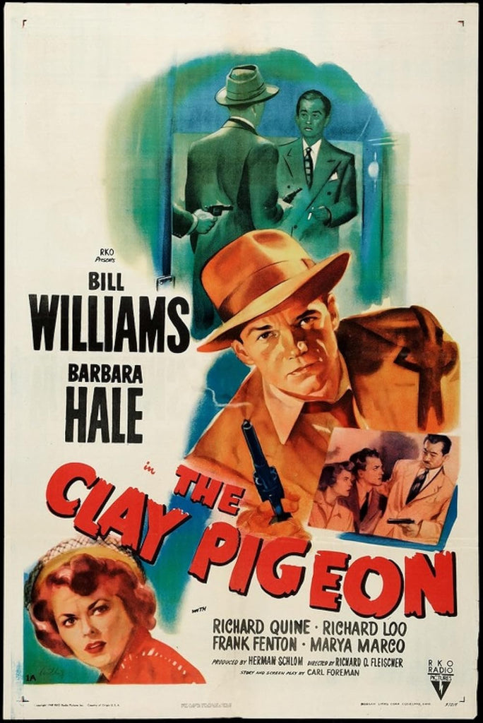 The Clay Pigeon (1949) - Bill Williams  Colorized Version  DVD