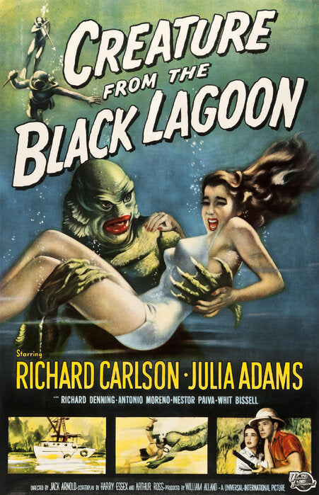 The Creature From The Black Lagoon (1954) - Richard Carlson  Colorized Version