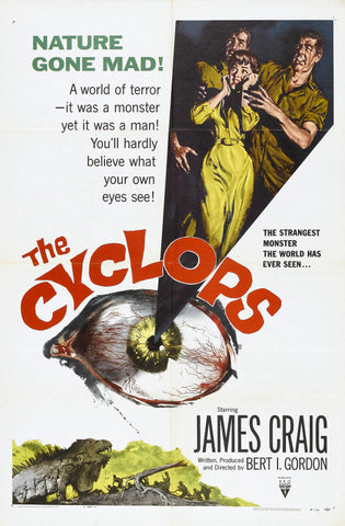 The Cyclops (1957) - Lon Chaney Jr.  Colorized Version DVD