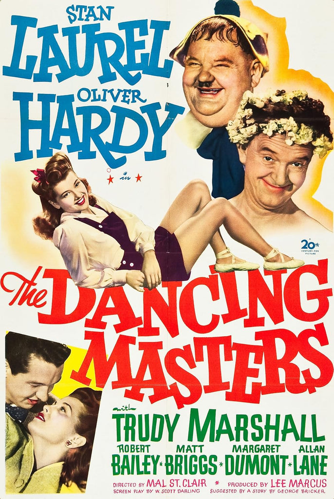The Dancing Masters (1943) - Laurel & Hardy  Colorized Version