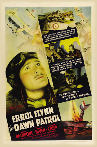 The Dawn Patrol (1938) - Errol Flynn    Colorized Version