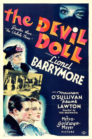 The Devil Doll (1936) - Lionel Barrymore  Colorized Version