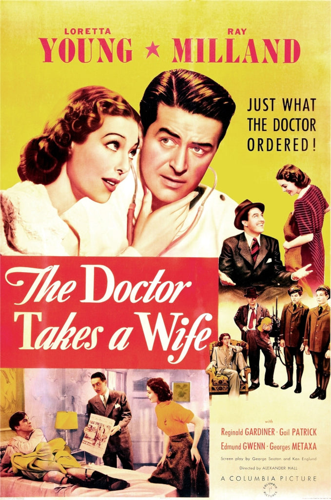 The Doctor Takes A Wife (1940) - Loretta Young  Colorized Version