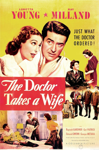 The Doctor Takes A Wife (1940) - Loretta Young  Colorized Version