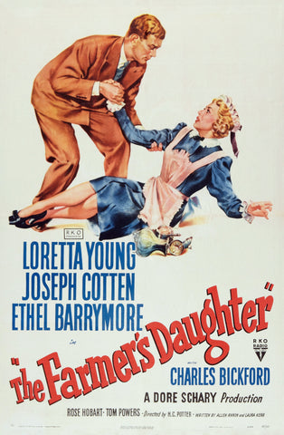 The Farmer's Daughter (1947) - Loretta Young  Colorized Version