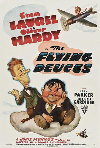 The Flying Deuces (1939) - Laurel & Hardy  Colorized Version  DVD