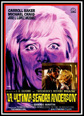 The Fourth Victim (1971) - Carroll Baker  DVD