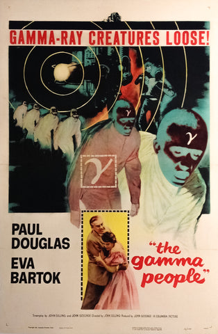 The Gamma People (1956) - Paul Douglas  Colorized Version  DVD