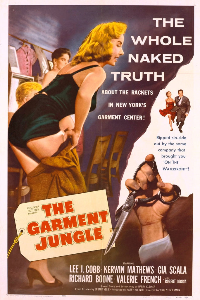 The Garment Jungle (1957) - Lee J. Cobb  Colorized Version