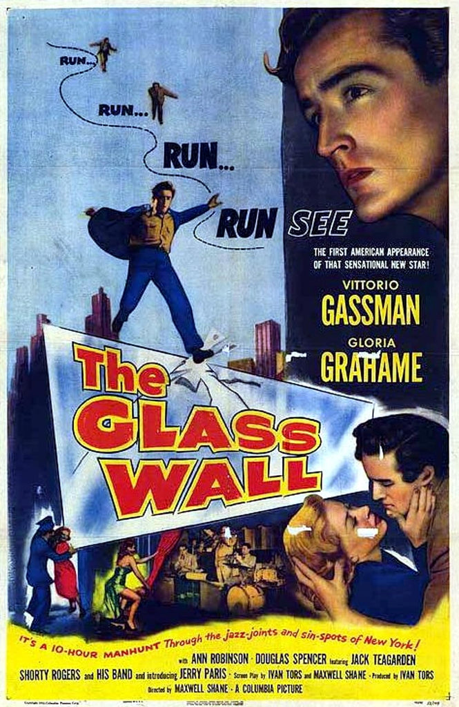 The Glass Wall (1953) - Vittorio Gassman  Colorized Version
