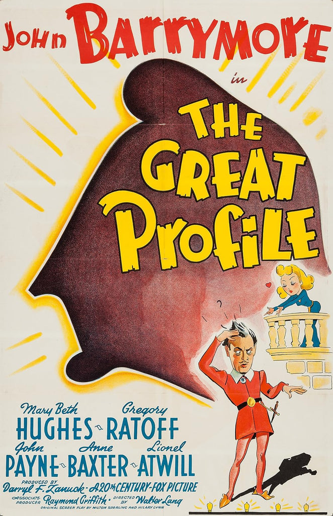 The Great Profile (1940) - John Barrymore  Colorized Version