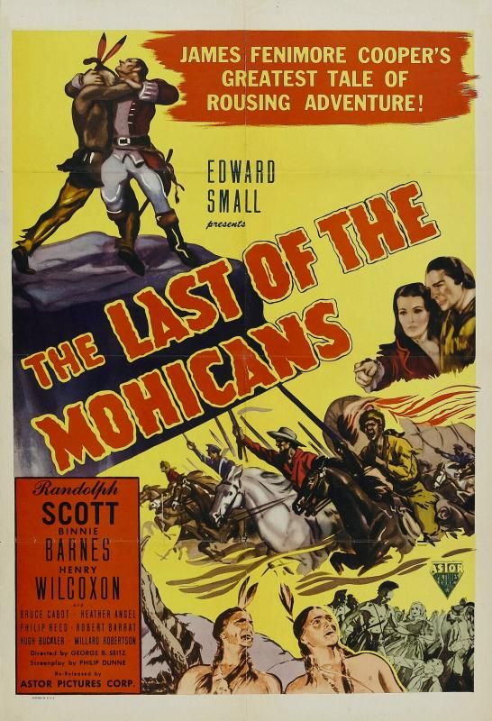 The Last Of The Mohicans (1936) - Randolph Scott  Colorized Version
