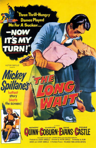 The Long Wait (1954) - Anthony Quinn  Colorized Version  DVD