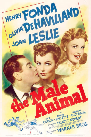 The Male Animal (1942) - Henry Fonda  Colorized Version