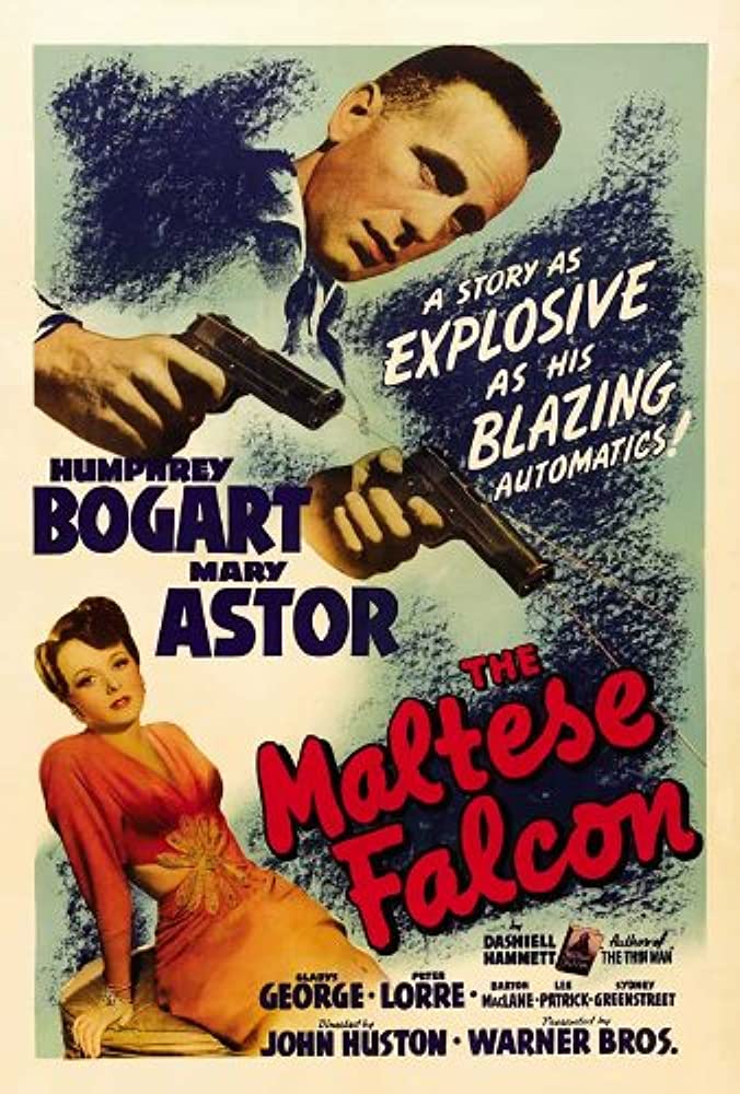 The Maltese Falcon (1941) - Humphrey Bogart Colorized Version