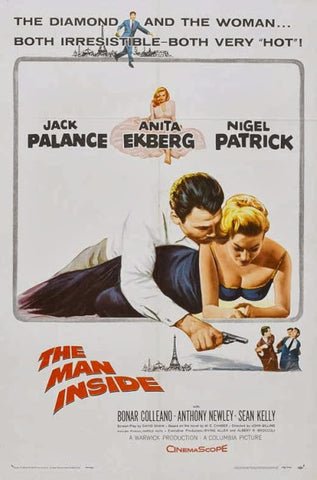 The Man Inside (1958) - Jack Palance  Colorized Version