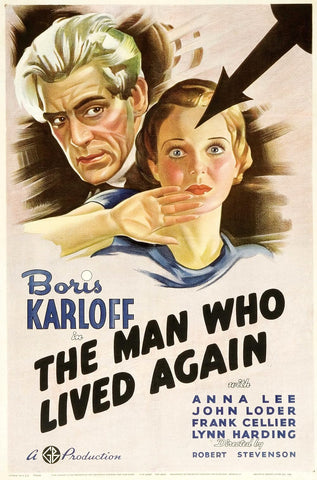 The Man Who Lived Again (1936) - Boris Karloff  Colorized Version DVD