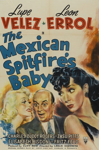 The Mexican Spitfire's Baby (1941) - Lupe Velez  Colorized Version