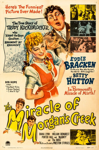 The Miracle Of Morgan's Creek (1943) - Eddie Bracken  Colorized Version  DVD