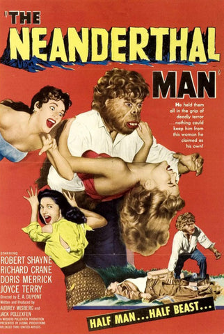The Neanderthal Man (1953) - Robert Shayne  Colorized Version  DVD