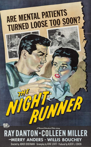 The Night Runner (1957) - Ray Danton  Colorized Version  DVD