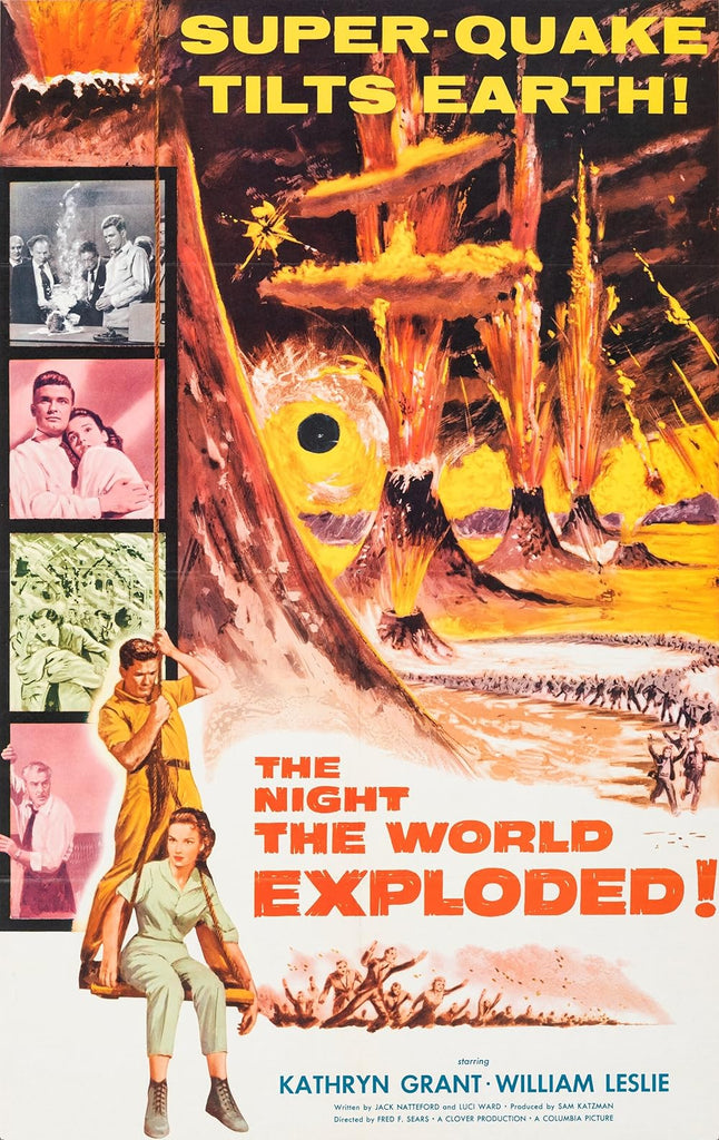 The Night The World Exploded (1957) - Kathryn Grant  Colorized Version  DVD