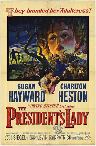 The President's Lady (1953) - Charlton Heston  Colorized Version  DVD