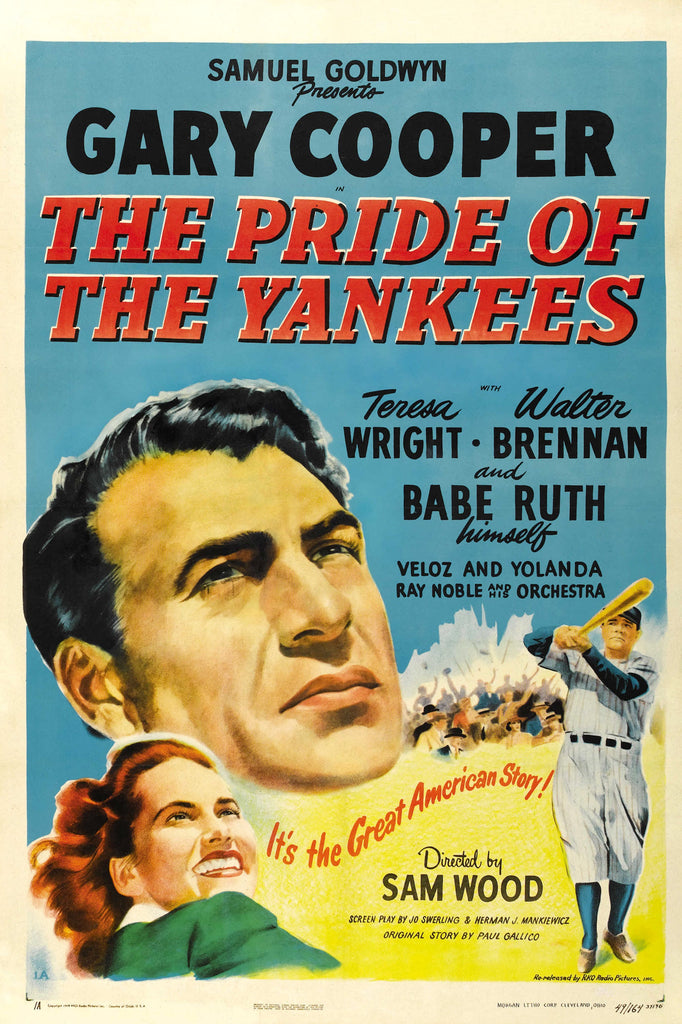 The Pride Of The Yankees (1942) - Gary Cooper  Colorized Version