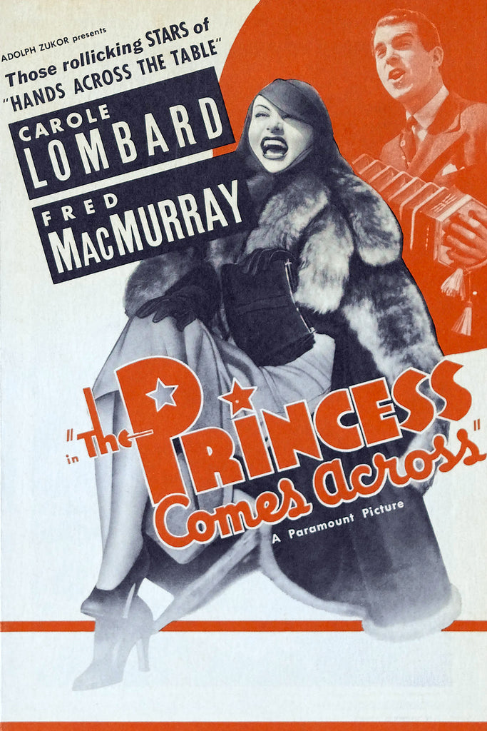 The Princess Comes Across (1936) - Carole Lombard  Colorized Version