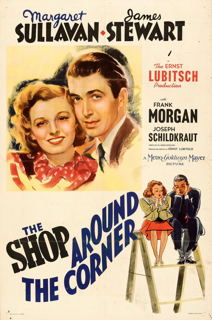 The Shop Around The Corner (1940) - James Stewart   Colorized Version