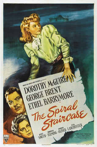 The Spiral Staircase (1946) - Dorothy McGuire  Colorized Version  DVD