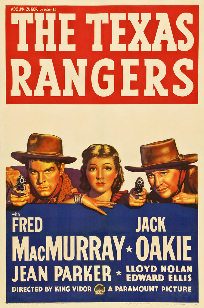 The Texas Rangers (1936) - Fred MacMurray  Colorized Version  DVD