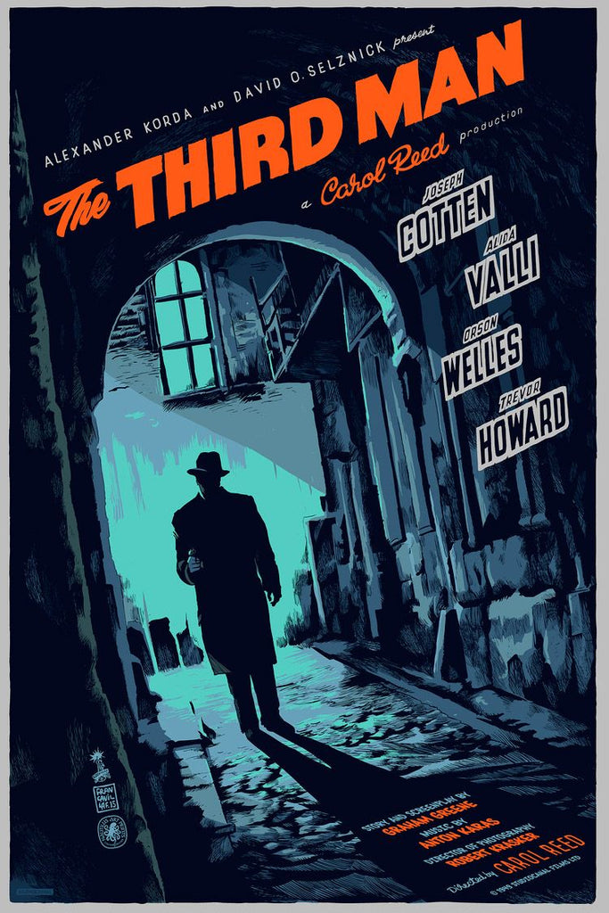 The Third Man (1949) - Joseph Cotten  Colorized Version