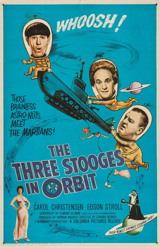 The Three Stooges in Orbit (1962) - Larry Fine    Colorized Version