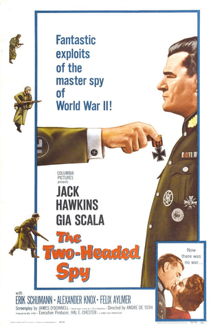 The Two-Headed Spy (1958) - Jack Hawkins  Colorized Version  DVD