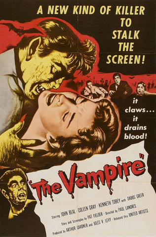 The Vampire (1957) - John Beal  Colorized Version  DVD